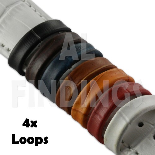 Leather watch strap retaining - strap,