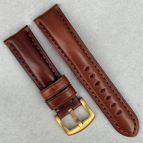 Chestnut brown vegetable tan - brown,
