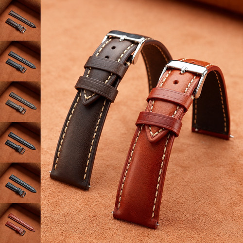 Premium vintage leather watch - vintage,