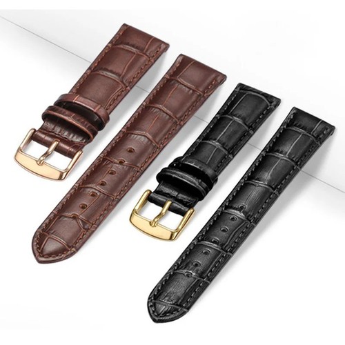Leather watch strap - watch,