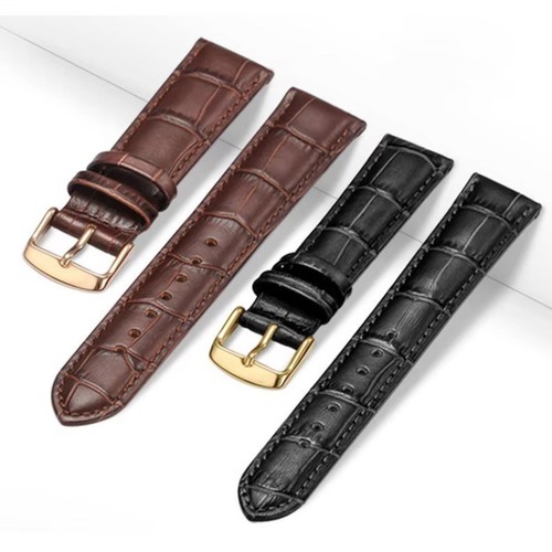 Leather watch strap - watch,