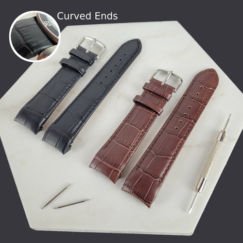 Curved end crocodile grain - curved,