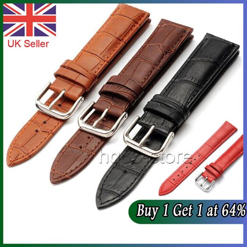 Mens genuine leather watch - leather,