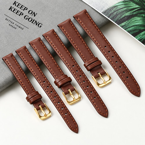 Ladies smooth stitched leather - stitched,