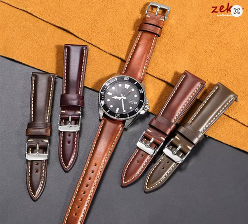 Genuine leather watch band - genuine,