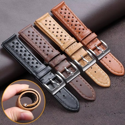 Genuine leather watch - leather, strap