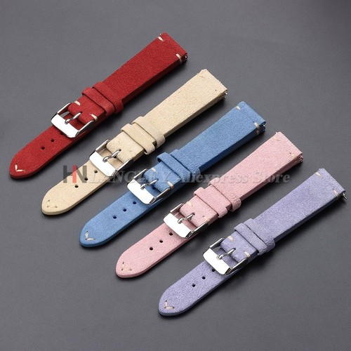 Leather watch strap - leather, 14mm