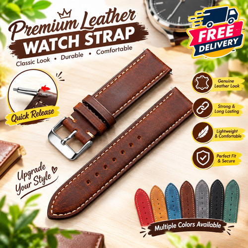 Mens watch strap handmade - strap,