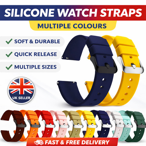 Silicone rubber watch strap - silicone,