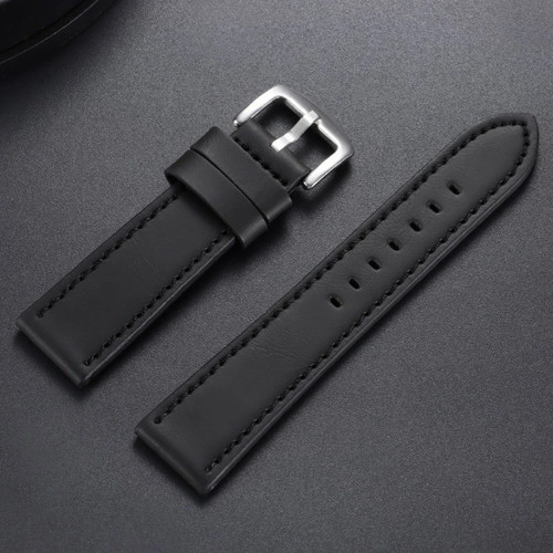 Leather watch strap 18mm 20mm - strap,