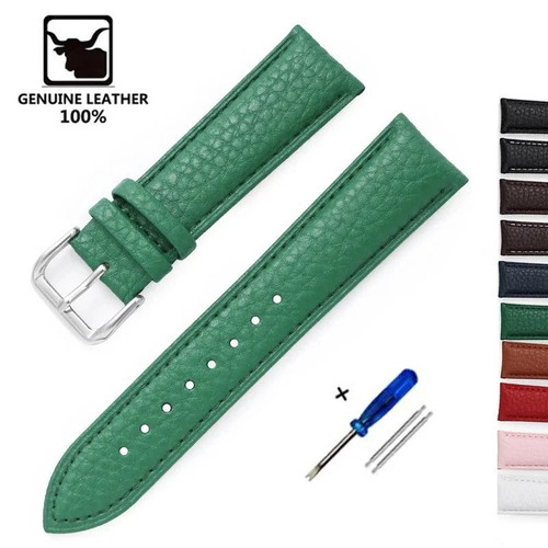 Soft leather watch strap - soft,