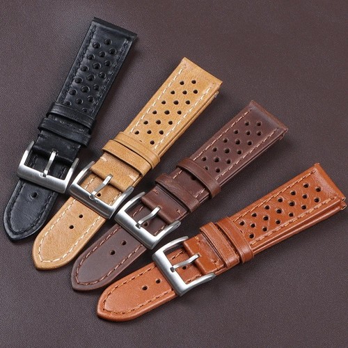 Genuine leather racing watch - genuine,