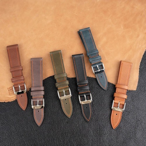 Oil waxed genuine leather - waxed,