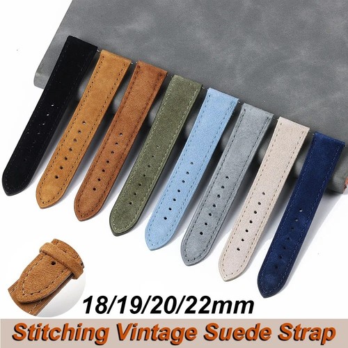 Vintage suede leather - vintage, watch