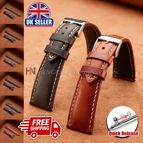 Genuine leather watch band - genuine,