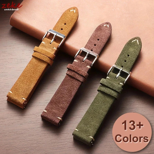 Soft suede leather watch - suede,