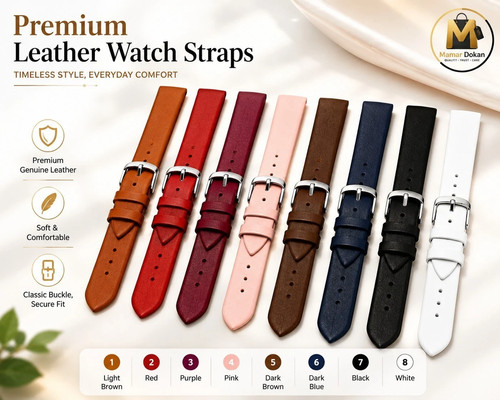Genuine leather ladies watch - genuine,