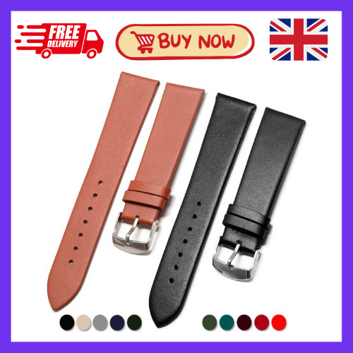 Calf leather watch - leather, strap