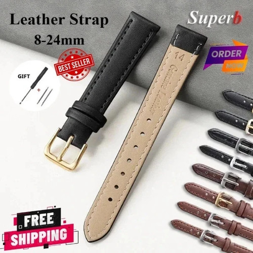 Genuine leather watch - genuine,