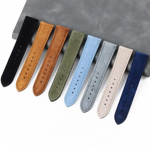 Suede genuine leather watch - suede,
