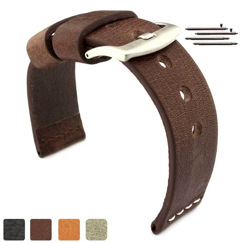 Genuine leather watch - watch, strap
