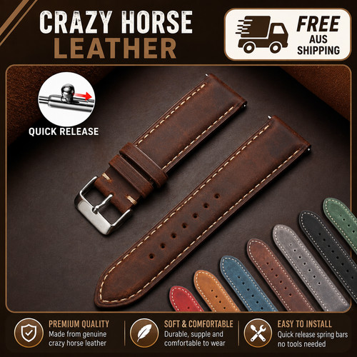 Genuine leather watch - genuine,