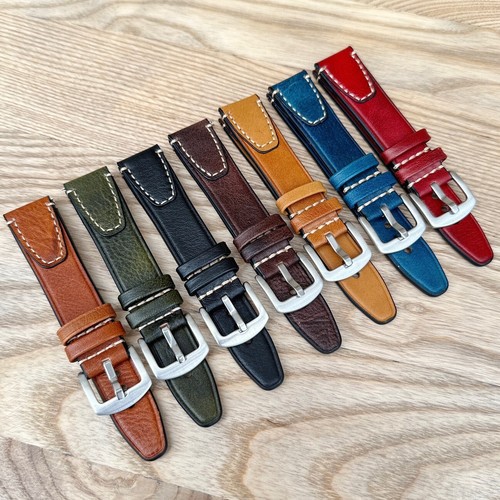 Genuine leather watch strap - leather,