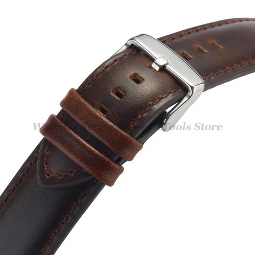 Genuine leather watchband - watchband, 18mm