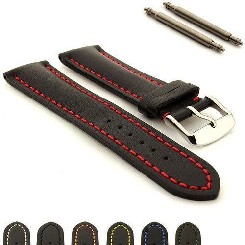 Genuine leather watch - leather, strap