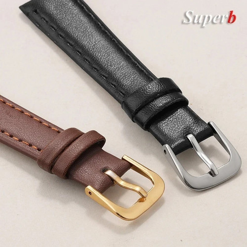 Genuine leather watch - leather, strap