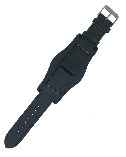 Genuine leather black piece - genuine,