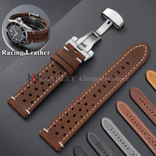 Vintage leather watch - watch, strap