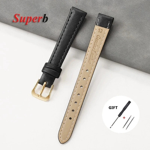 Ladies smooth stitched leather - smooth,