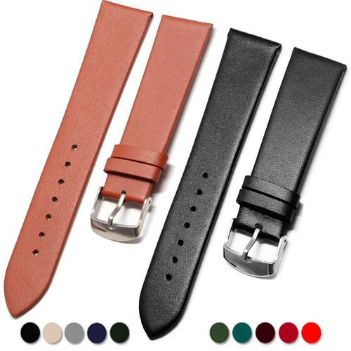 Genuine leather ladies - leather, watch