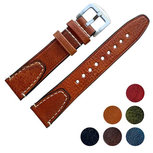 Genuine leather watch strap - leather,
