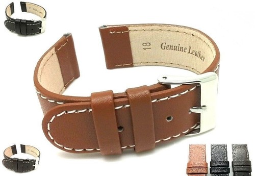Genuine leather watch strap - leather,